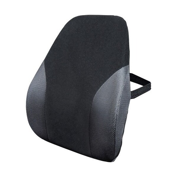 Kantek Backrest, Memory Foam, 2-3/4inWx18inLx20inH, Black/Gray KTKLS360 - main